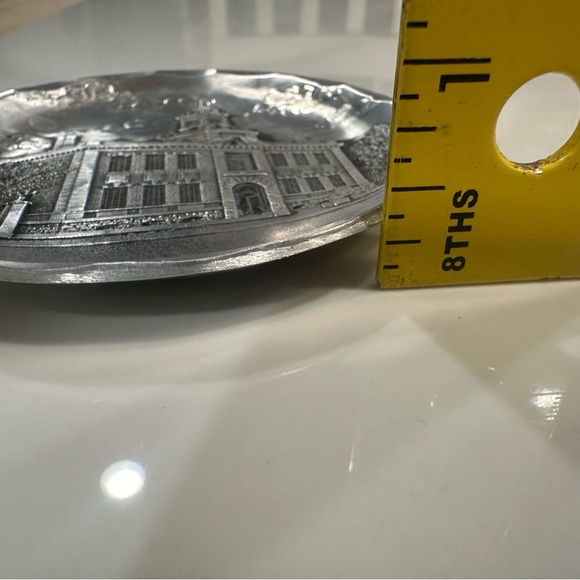 Vintage Wendell August Handmade Forge Brownson House Commemorative Plate 2001 - Picture 8 of 8